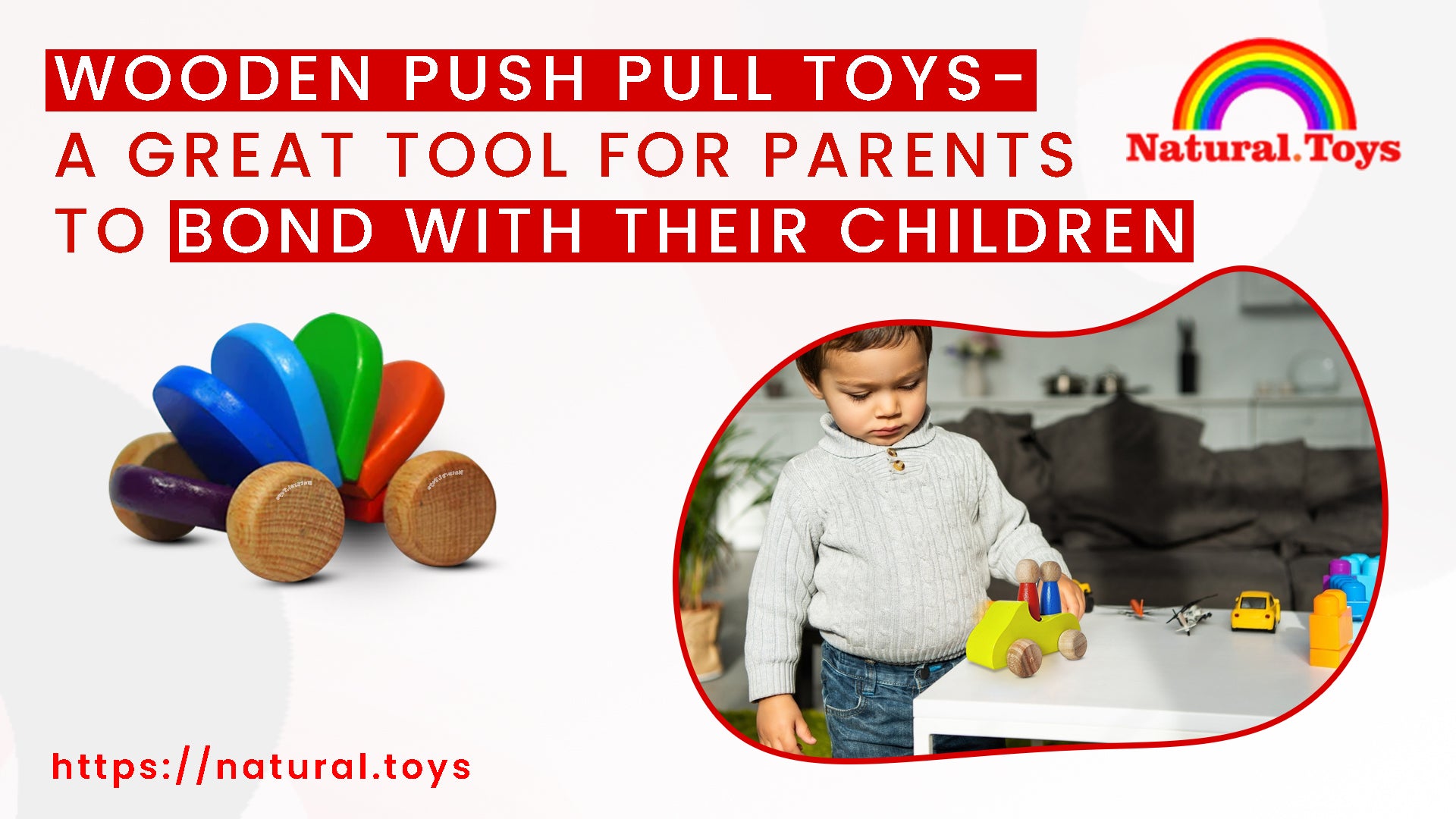 Wooden Push Pull Toys A Great Tool for Parents to Bond with Their