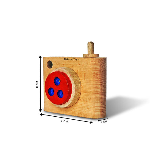 Buy Wooden Camera Natural Pretend Toy | Natural Toys