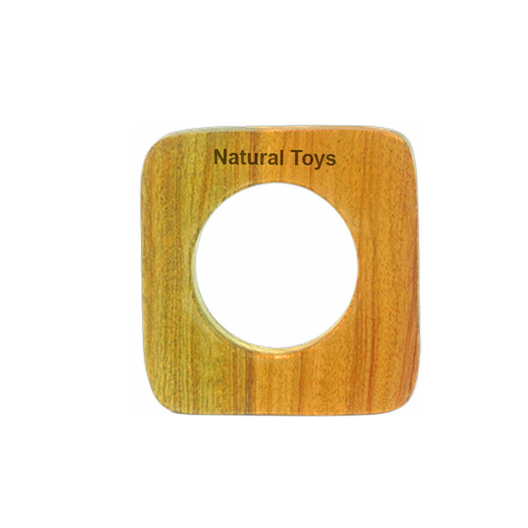 Buy Neem Wooden Teether Combo For Infant Square