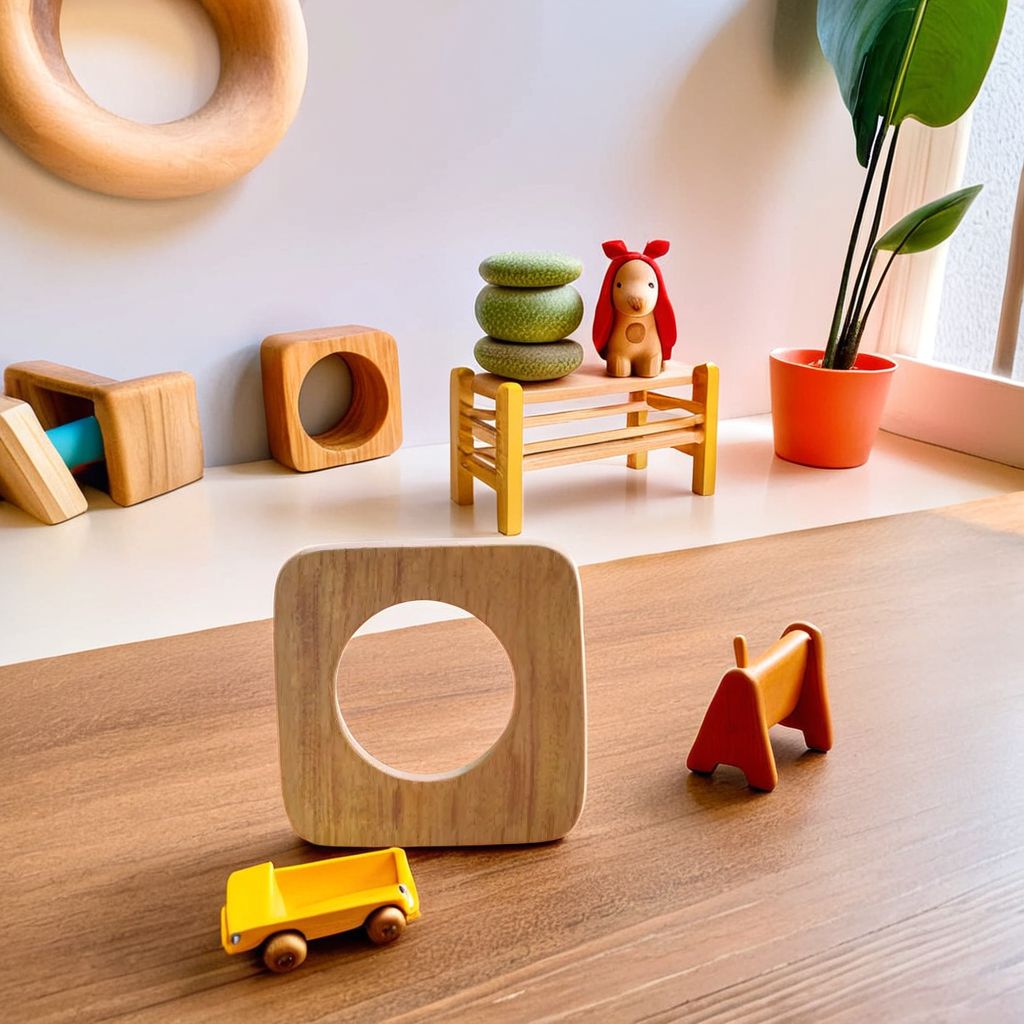 Buy Natural.Toys Neem Wooden Teether Combo For Infant Square Teether  Baby Teethers Set
