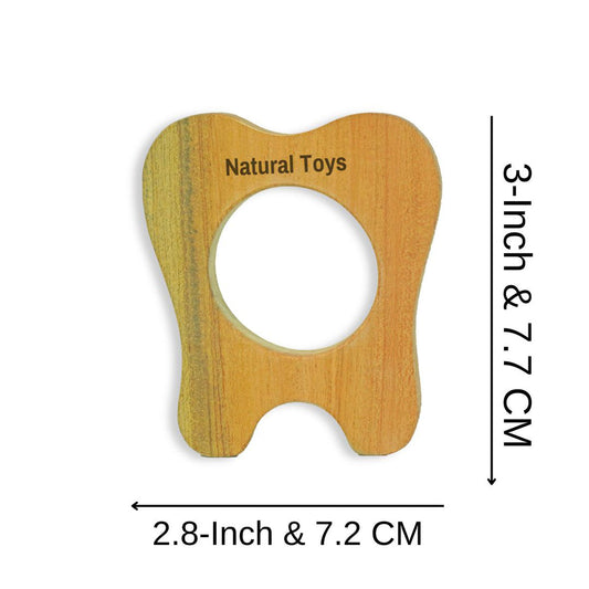 Buy Natural.Toys Neem Wood Teether Combo For Infant Shape Tooth Teethers Baby Teethers Set