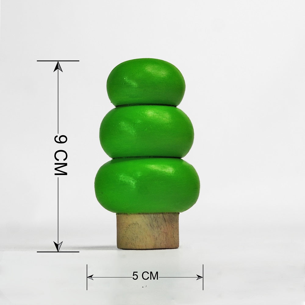 Buy Wooden Tree Set of 8 Trees Natural Pretend Toy | Natural Toys