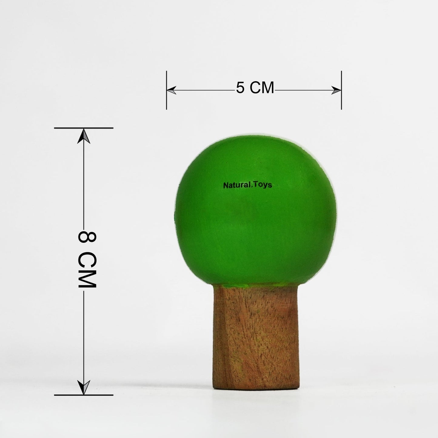 Buy Wooden Tree Set of 8 Trees Natural Pretend Toy | Natural Toys