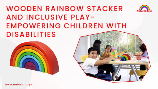 Wooden Rainbow Stacker and Inclusive Play: Empowering Children with Disabilities