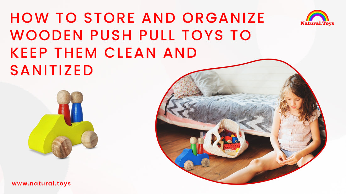 How to Store and Organize Wooden Push Pull Toys to Keep Them Clean and Sanitized