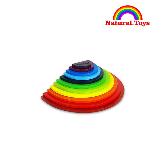 Natural Toys 11 Piece Wooden Semi Circle