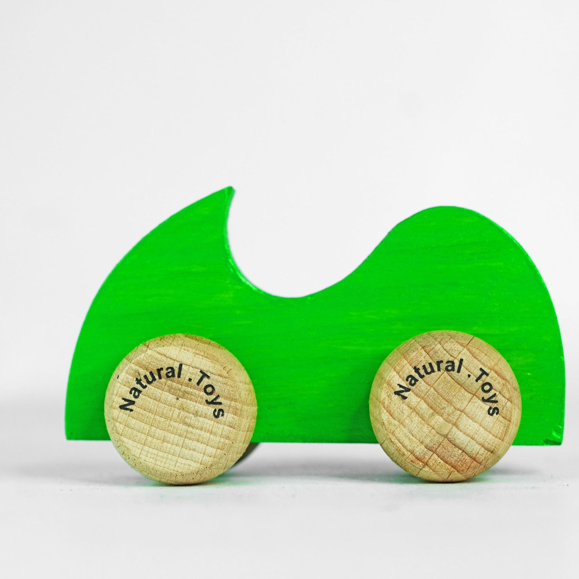 1PC natural toys Wooden car toy push pull toy car