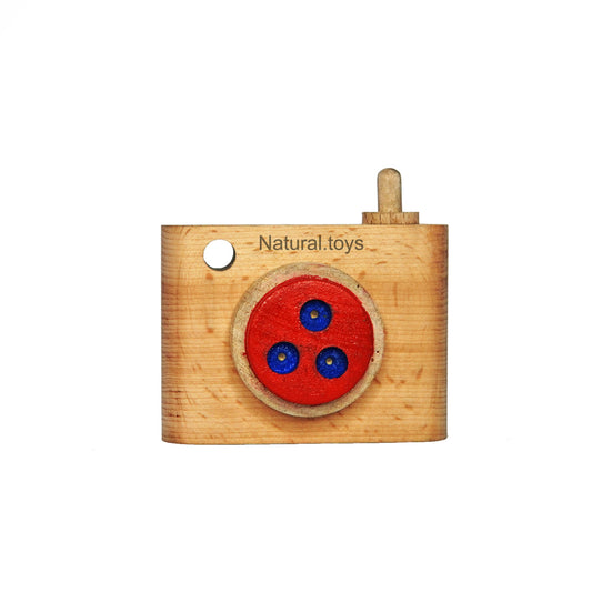 Buy Wooden Camera Natural Pretend Toy | Natural Toys